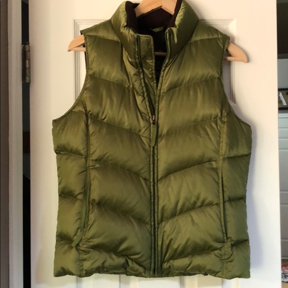 Eddie Bauer Jackets & Blazers - Eddie Bauer Olive Green Puffer Vest